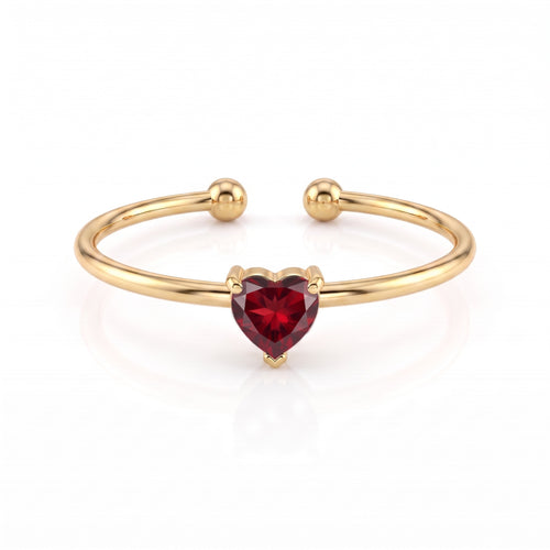 Adjustable BirthStone Ring "Aria"