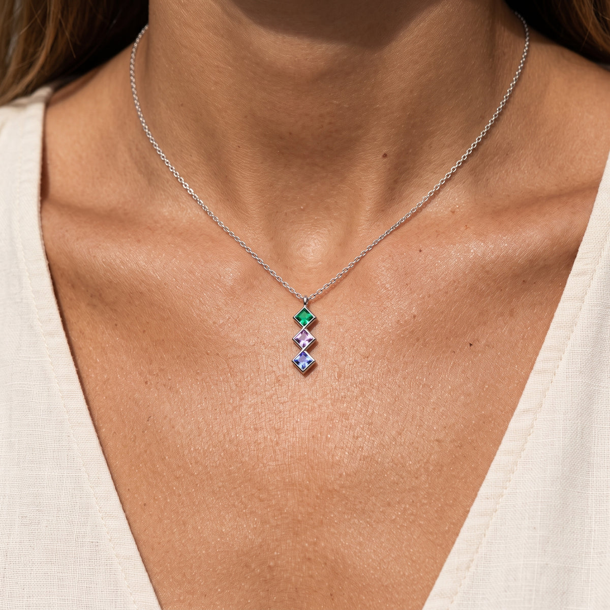 BirthStone Necklace "Luma"